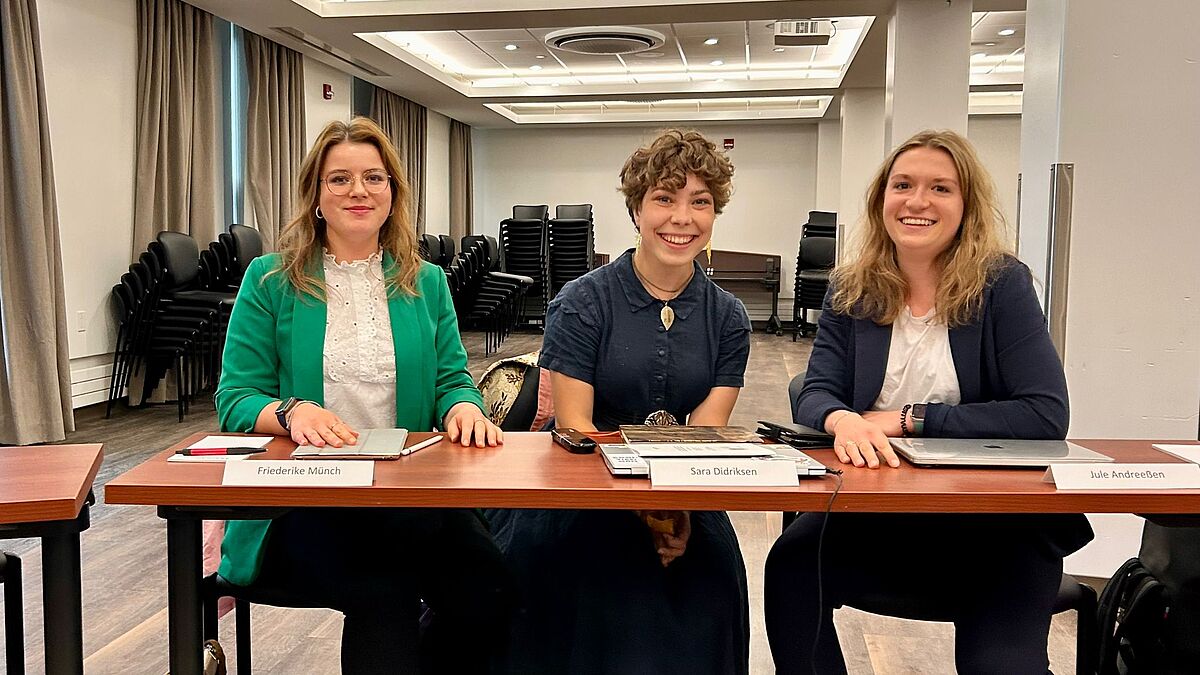 Friederike Münch, Sara Didriksen and Jule Andreeßen